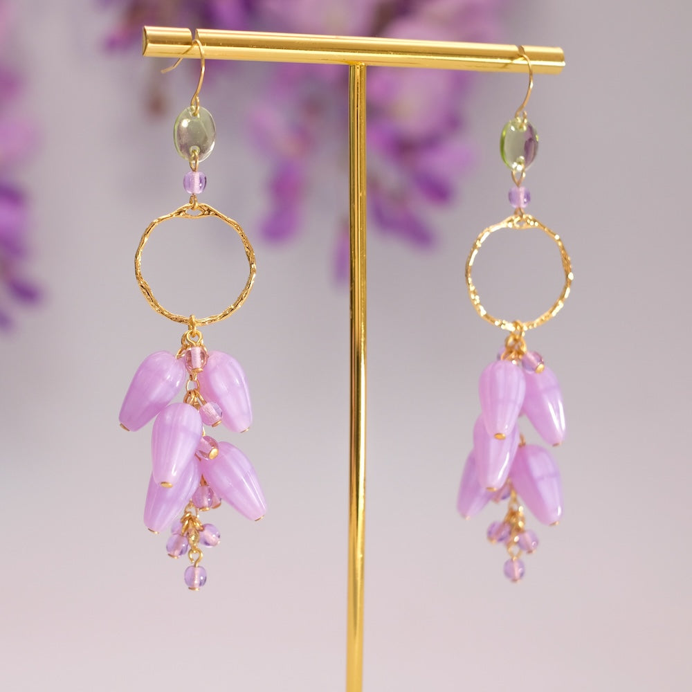 Boucles d'oreilles Glycine