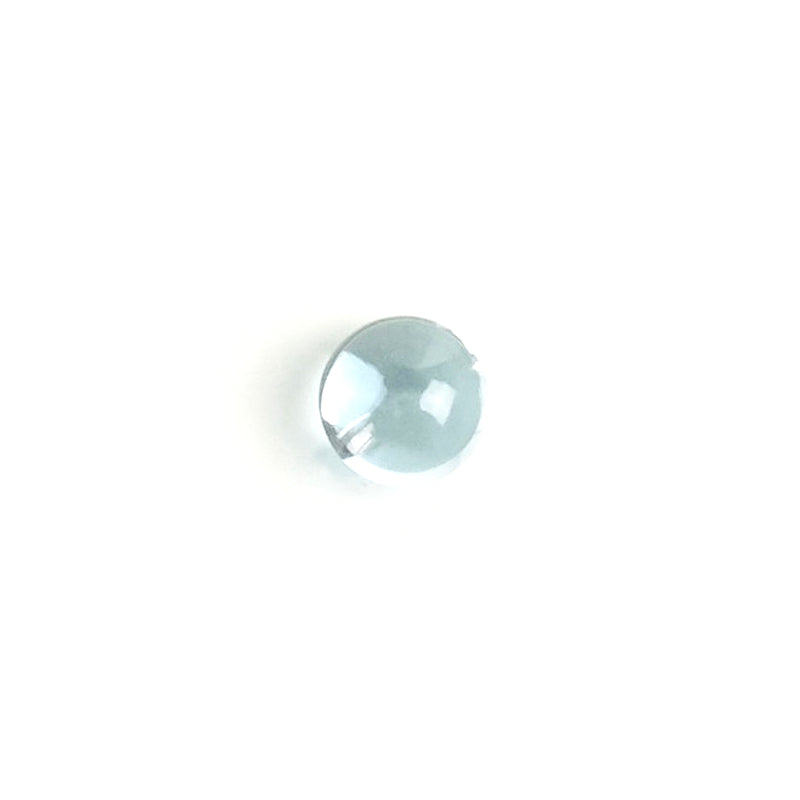 Cabochon pierre naturelle Rond 6mm Topaze bleu ciel