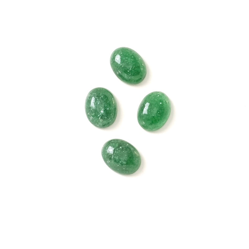 Cabochon pierre naturelle Ovale 6 x 8mm Aventurine