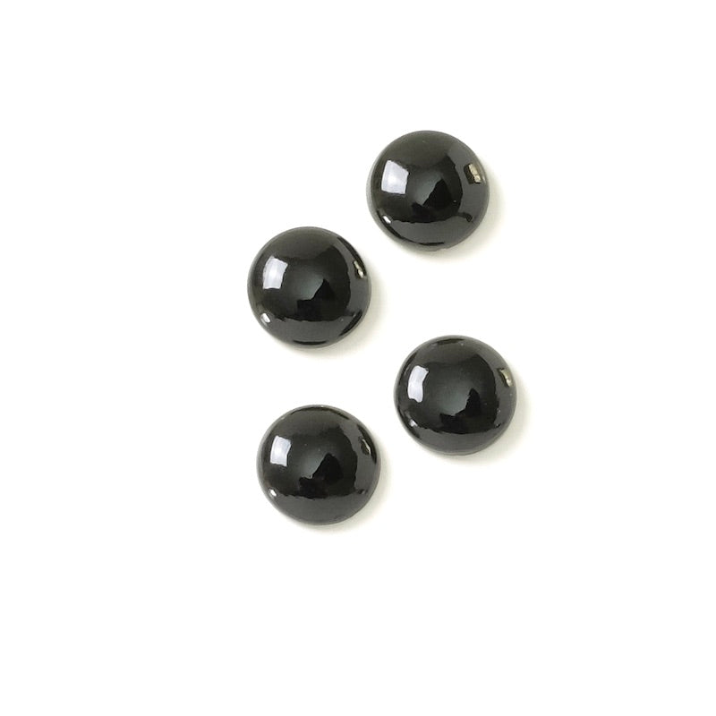 Cabochon pierre naturelle 8mm Onyx noire