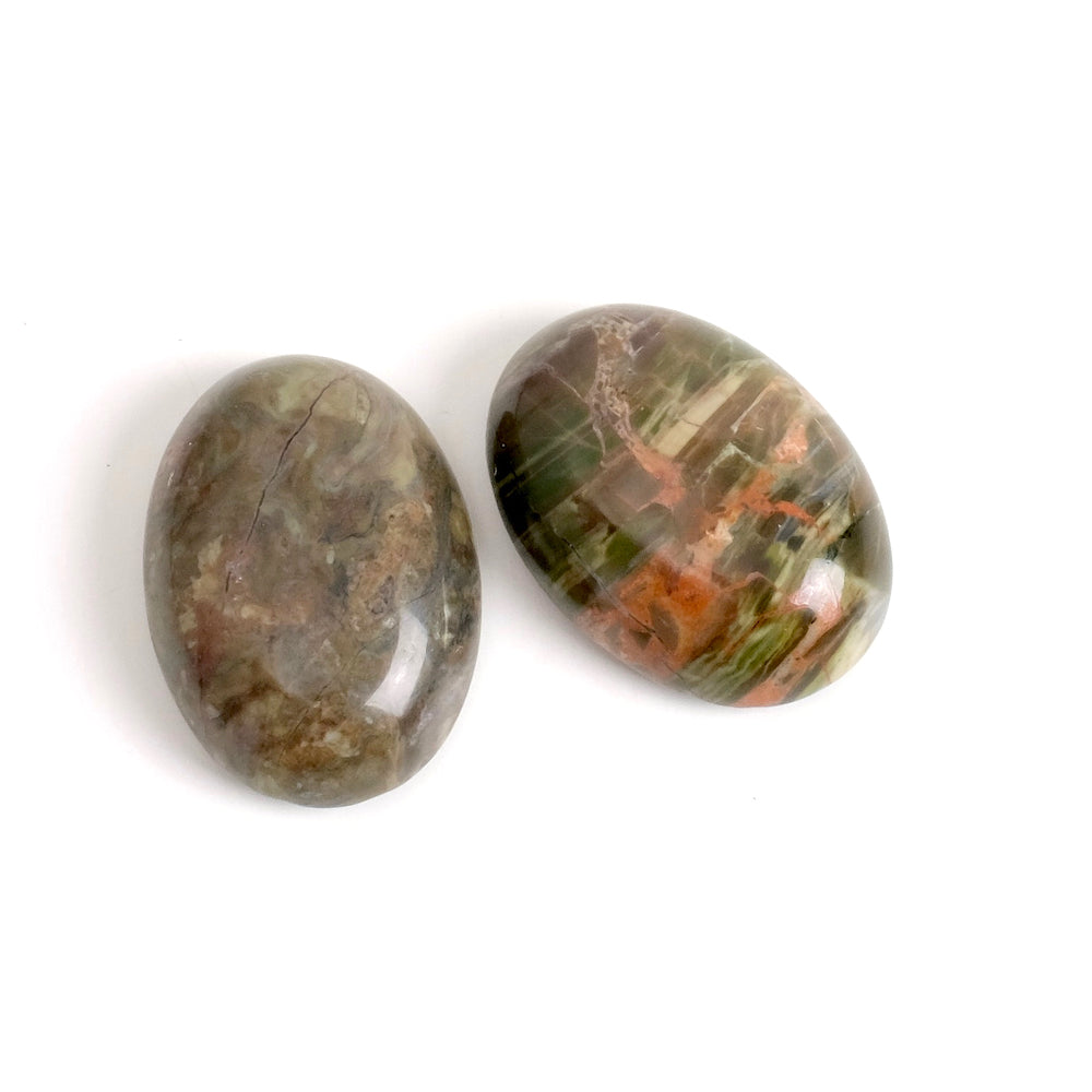 Natuursteen cabochon Ovaal 13 x 18mm Rodhoniet