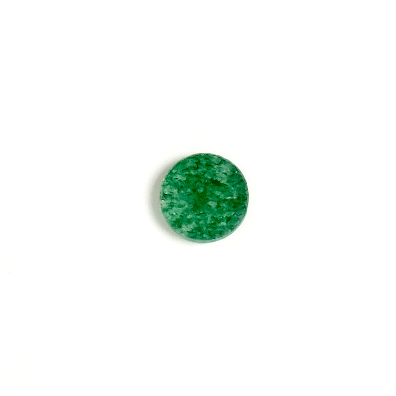 Cabochon pierre naturelle plat 8mm Aventurine